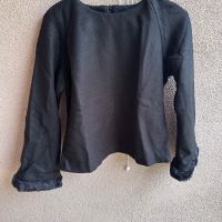 Черна зимна блузка, снимка 1 - Блузи с дълъг ръкав и пуловери - 45964412