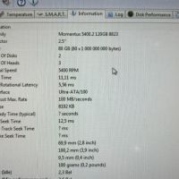 80GB 2.5" HDD Seagate Momentus (IDE/ATA-100,5400rpm,8MB), снимка 3 - Твърди дискове - 45126669