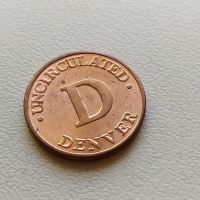 Знак Монетен двор Денвър - САЩ, снимка 1 - Нумизматика и бонистика - 45208081