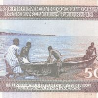 50 франка 2001, Бурунди, снимка 1 - Нумизматика и бонистика - 45495710