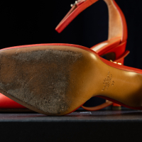 Обувки Valentino Rockstud Естествена кожа, снимка 5 - Дамски обувки на ток - 44951134