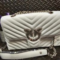 Дамска чанта Pinko Реплика ААА+ Бяла , снимка 3 - Чанти - 45901908