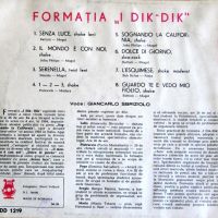 I Dik-Dik: Electrecord – EDD 1219 - ИТАЛИАНСКА ЕСТРАДА, снимка 2 - Грамофонни плочи - 45911408