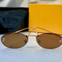 Fendi Дамски слънчеви очила елипса овални 4 цвята, снимка 7 - Слънчеви и диоптрични очила - 45248191