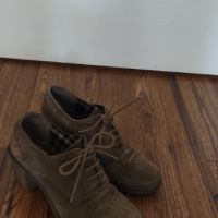 Дамски обувки от естествен велур Deichmann, снимка 7 - Дамски обувки на ток - 45265579