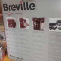 Breville Prima Latte III - Напълно автоматична еспресо машина с пенообразувател за мляко , снимка 4 - Кафемашини - 45571292