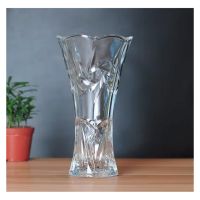  Стъклена ваза-Височина -19,5см.,Диаметър-9см.,DS- 0520 , снимка 2 - Декорация за дома - 45827064