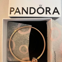 Pandora гривна розово злато , снимка 2 - Гривни - 45012749