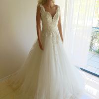 НОВА Сватбена булчинска рокля, снимка 3 - Сватбени рокли - 45127102