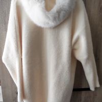 Mystic Fashion нова жилетка палто с качулка и голям пух , снимка 4 - Жилетки - 45388702