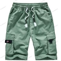 Мъжки едноцветни ежедневни карго къси панталони с няколко джоба, 6цвята , снимка 8 - Къси панталони - 45546393