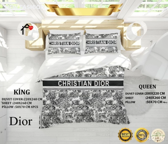 Спални Комплекти - Ранфорс ✨ VERSACE ✨ CHANEL ✨ LOUIS VUITTON ✨ HERMES ✨, снимка 1