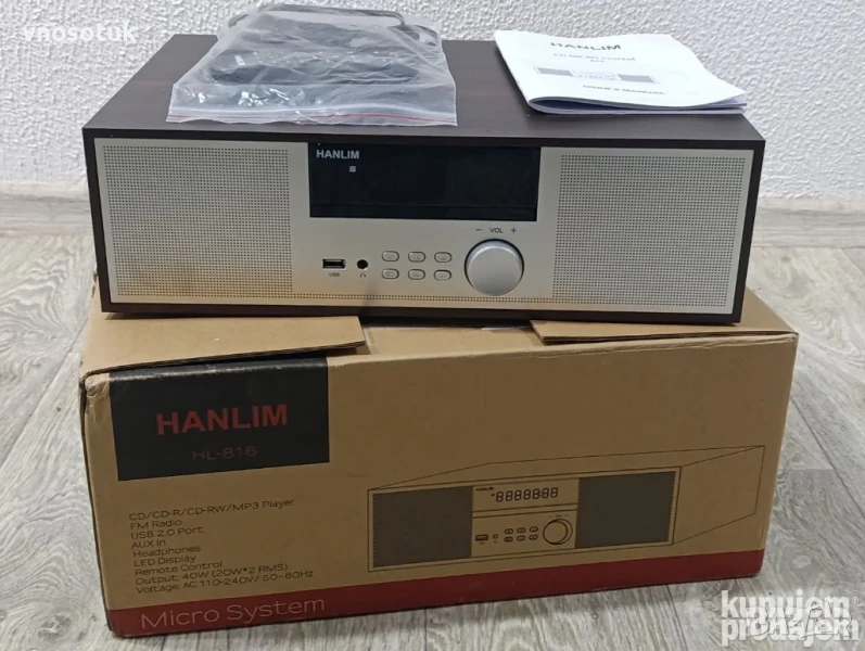 Винтидж Hi-Fi Стерео уредба HANLIM HL-816, снимка 1