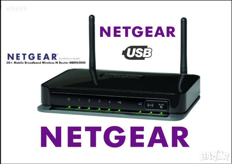 Рутер NETGEAR MBRN3000 3G USB, снимка 1