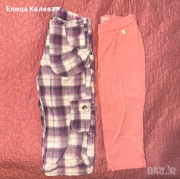 Два детски панталона 7/8 10 г, снимка 1