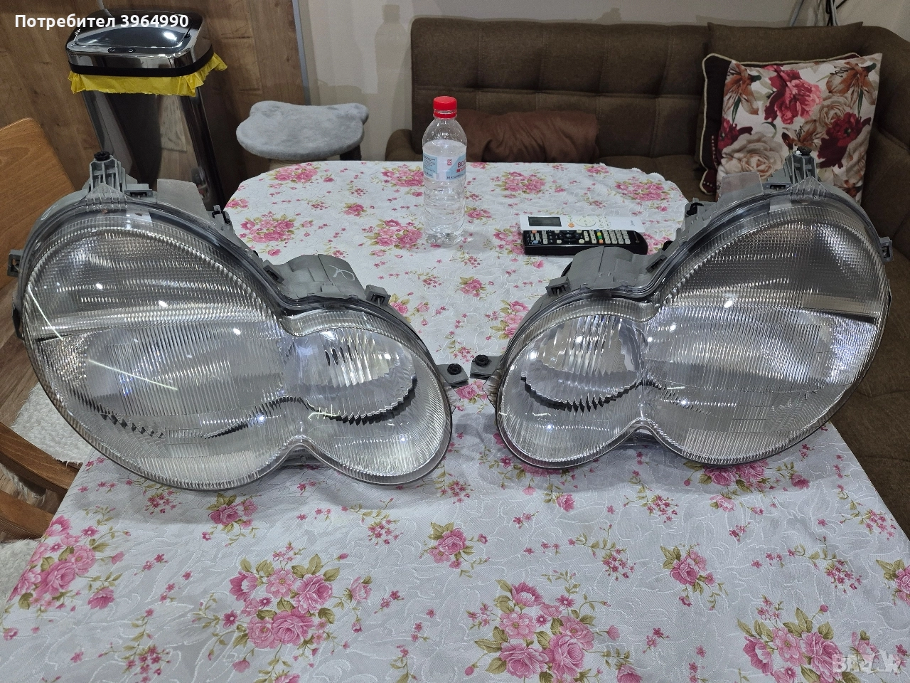 Оригинални фарове HELLA за Мерцедес С клас W203 спорт купе преди фейс , снимка 1