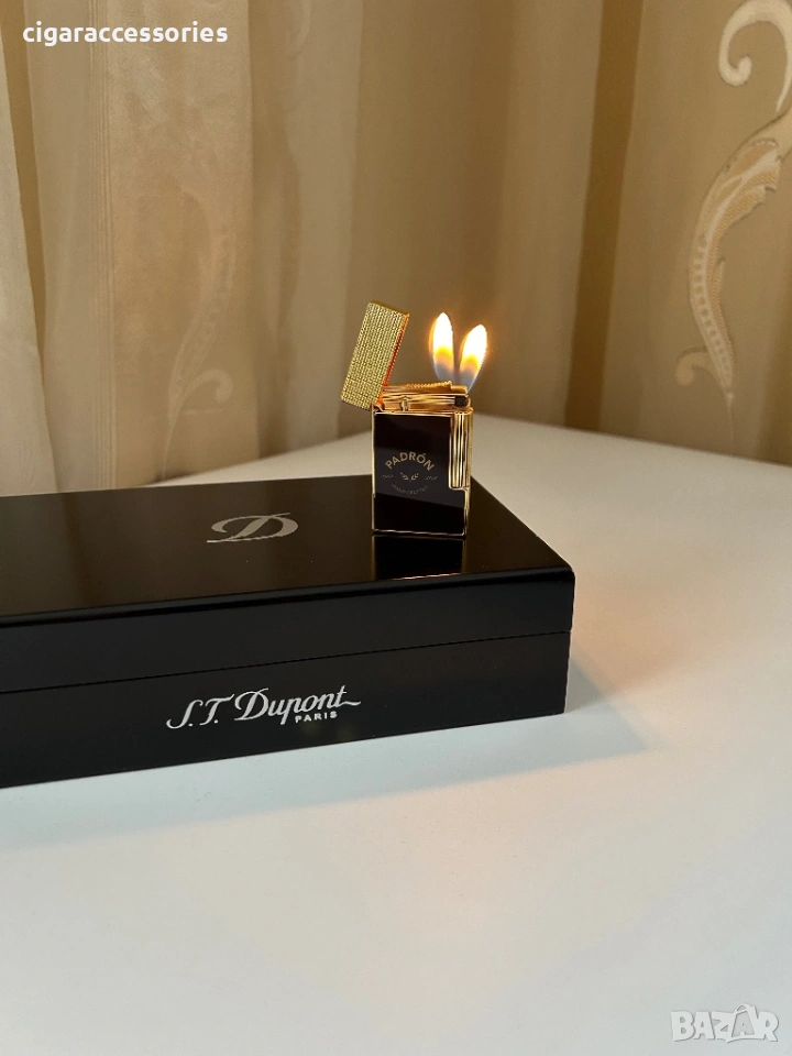 S.T. Dupont Ligne 2 Padron – запалка с два пламъка, снимка 1