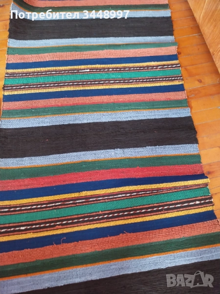 Продавам домашно тъкани черги 5 лв/м, снимка 1