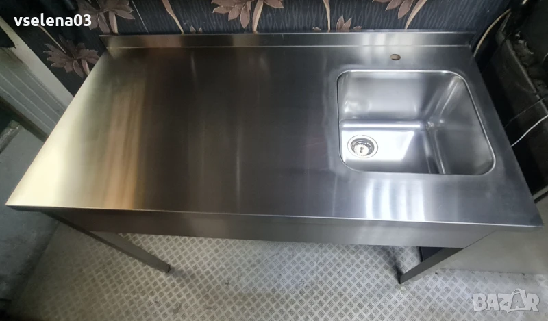 Мивка алпака за професионална кухня-нова!, снимка 1