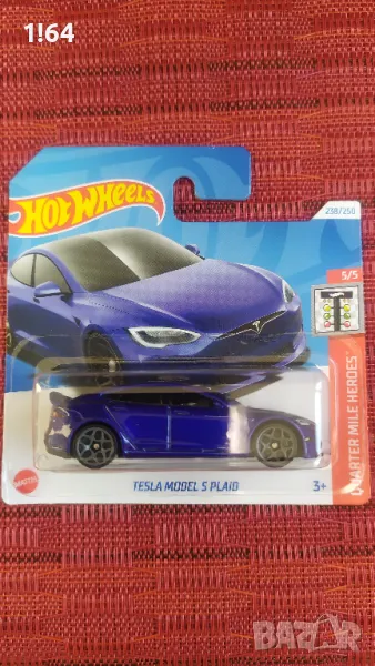 Hot Wheels Tesla Model S Plaid, снимка 1