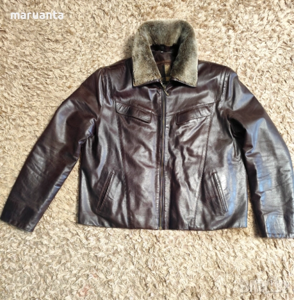 Dicano leather, мъжко кожено яке, р-р 2ХЛ, снимка 1