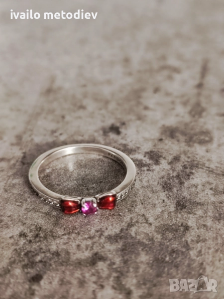 Disney x Pandora Пръстен Панделката на Снежанка, снимка 1