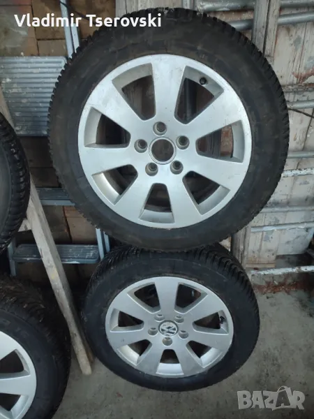 Четири зимни гуми 2021г с джанти 16 ц. Audi A3 , снимка 1