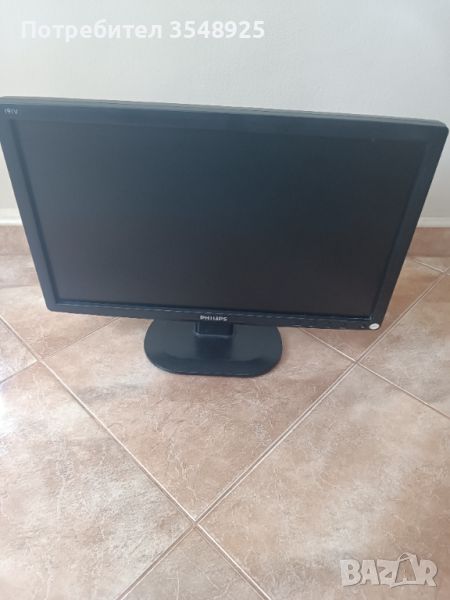 Монитор PHILIPS 191V2 19" WIDE MONITOR LCD SCREEN CASE POS DVR VGA COMPUTER PC, снимка 1