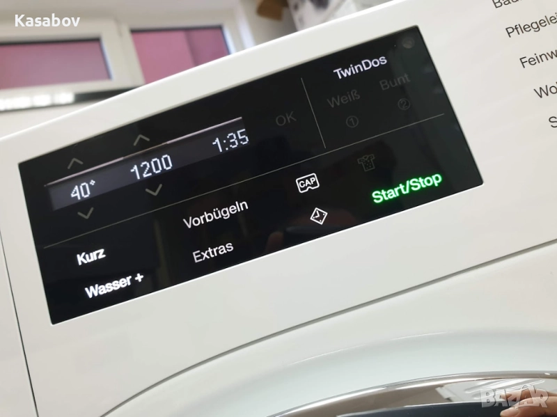 Miele 1600rpm Wi-Fi TwinDos Подсветка Пералня Миеле 12м Гаранция, снимка 1