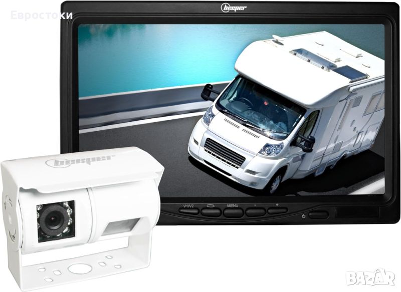 Beeper Reversing Double-Vision Camera RWEC200X-BL. Комплект камера за заден ход с двойно виждане, снимка 1