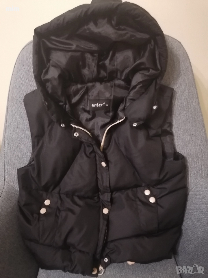 Дамско елек с качулка , снимка 1