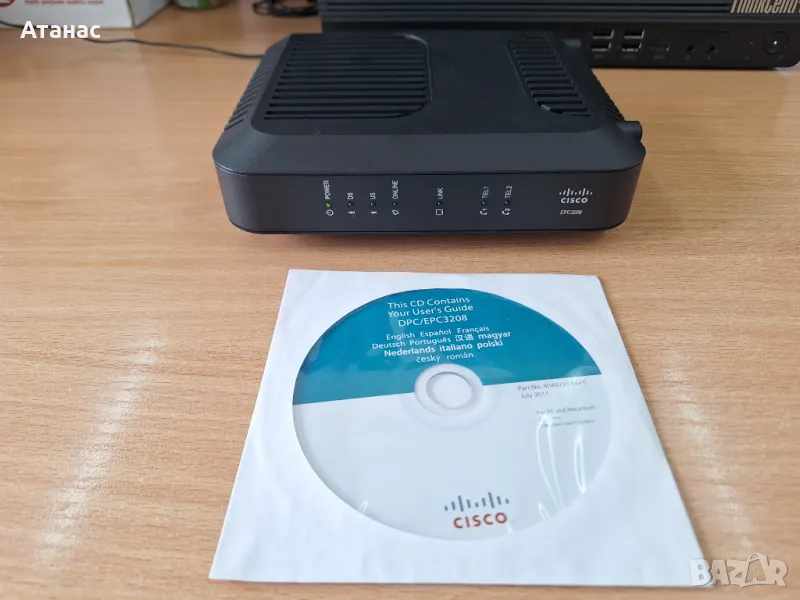 Кабелен интернет модем CISCO EPC3208, снимка 1