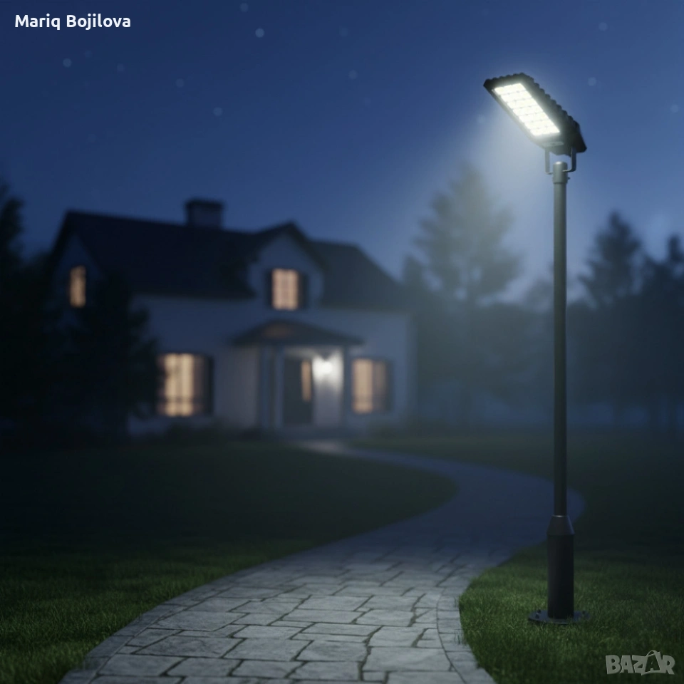 Соларна улична лампа Louis Yartton LY 1200W / 1600W / 2000W – мощно осветление без електричество, снимка 1