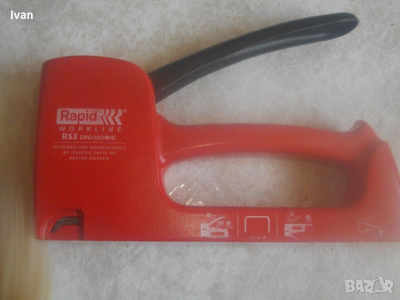 RAPID R53 Ergonomik-Шведски Професионал Механичен Олекотен Ръчен Такер Индустриален ЕргономичнаСерия, снимка 1