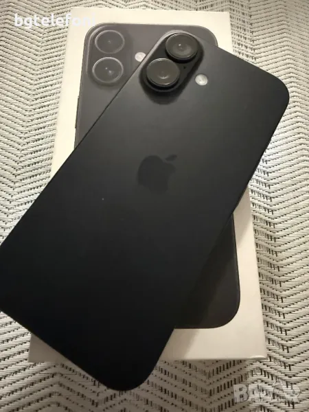 iPhone 16 128 Black,активиран,но не е ползван и не е зареждан, снимка 1