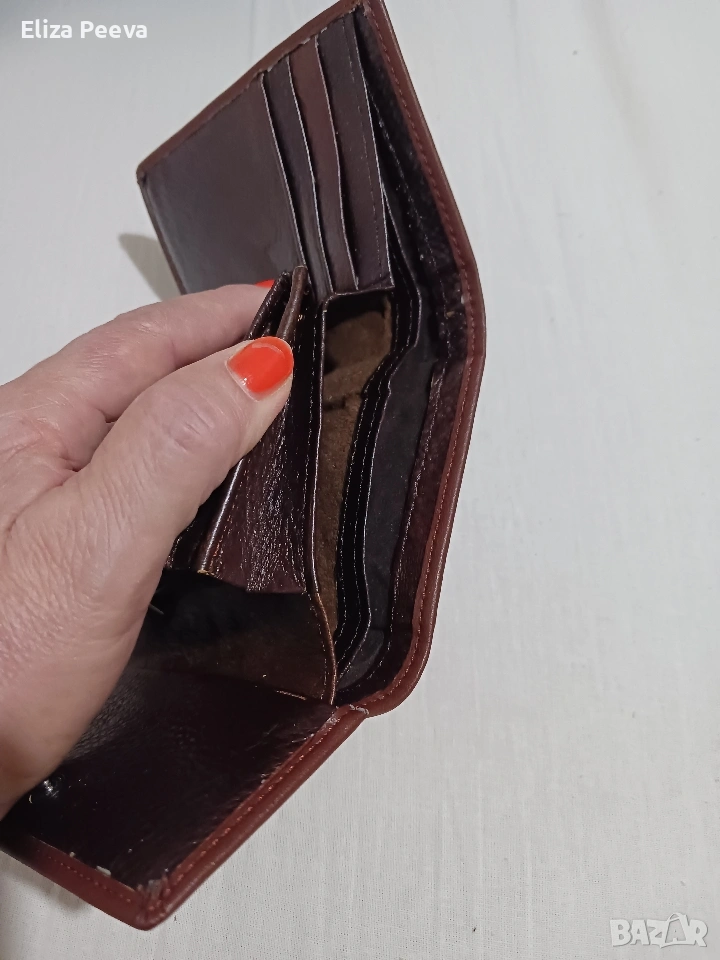 мъжки портфейл от естествена кожа, снимка 1