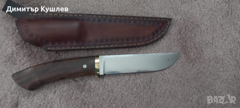 Ловен нож от стомана К390, снимка 1