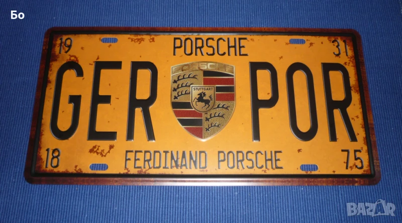 метална табела Porsche, снимка 1