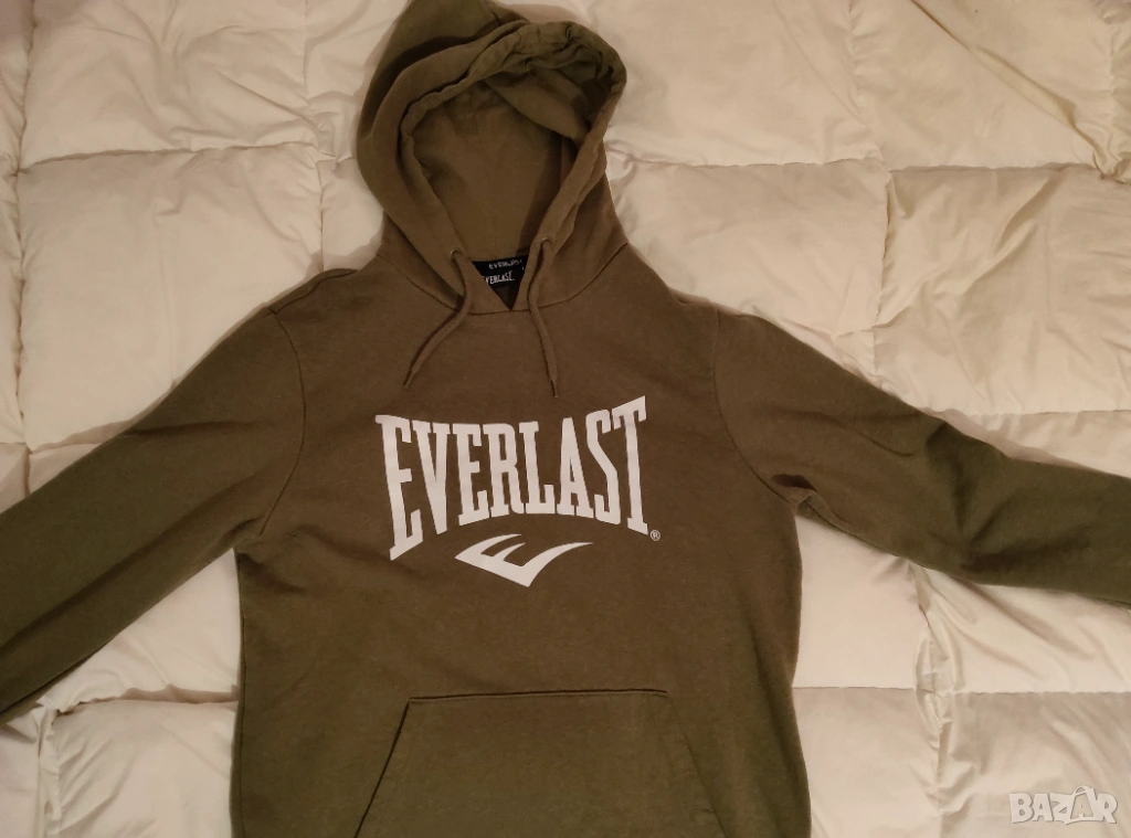 Оригинален суичър Everlast - Military Green, снимка 1