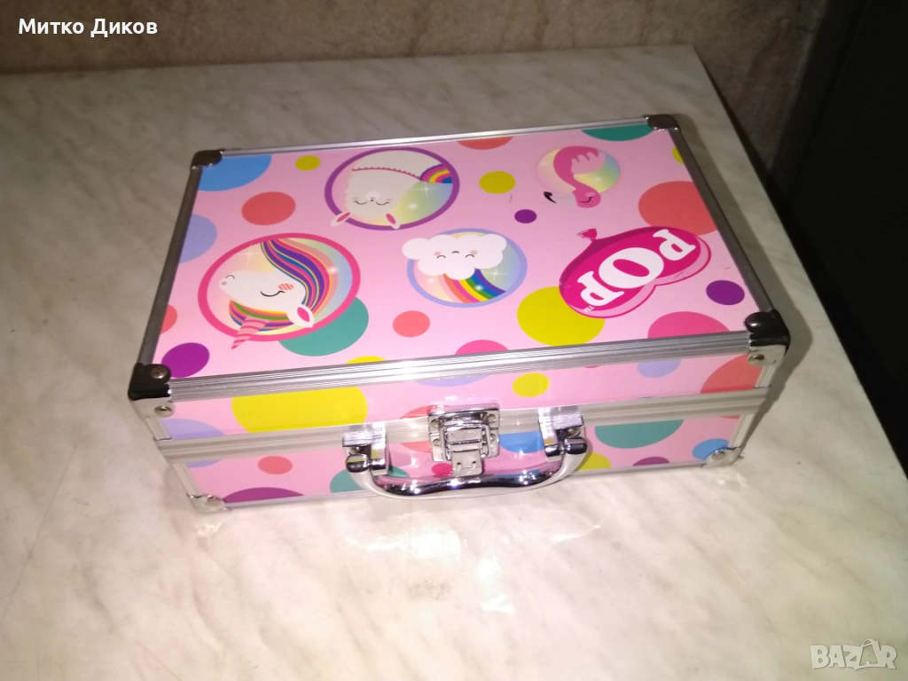 POP детска кутия за принадлежности 251х162х90мм като нова, снимка 1