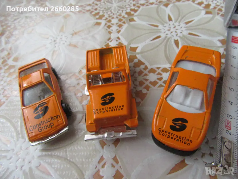 3 бр. МЕТАЛНИ МИНИ КОЛИЧКИ, снимка 1