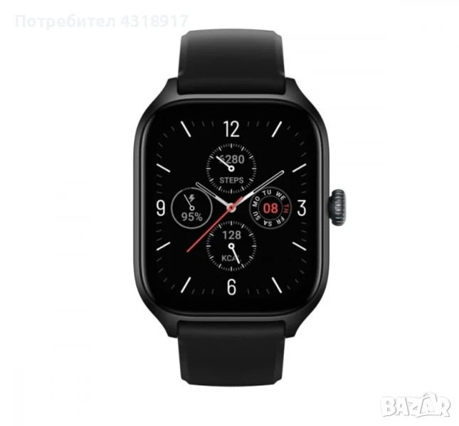 Часовник Amazfit GTS 4 Infinite Black , снимка 1
