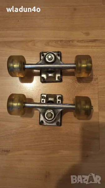 Шаси за лонгборд/скейтборд+4колела, снимка 1