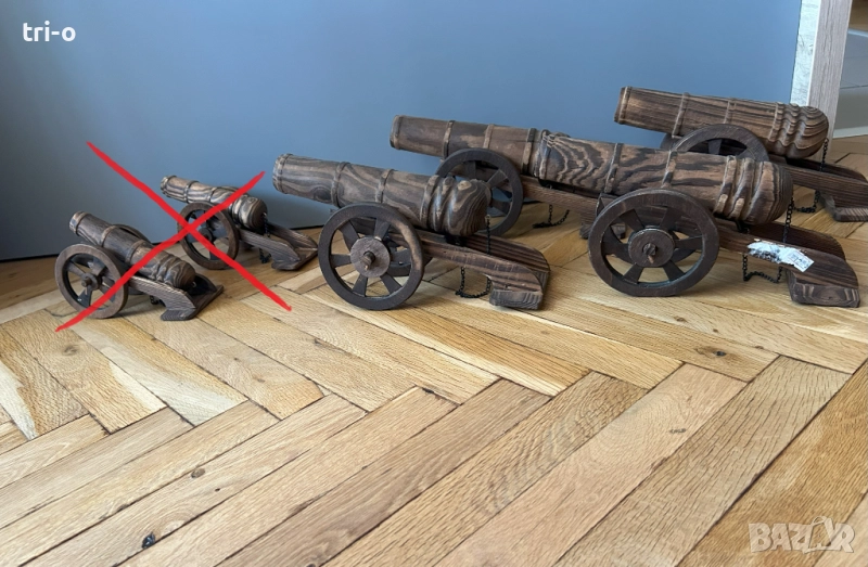 Дървени декорации Черешово топче, снимка 1