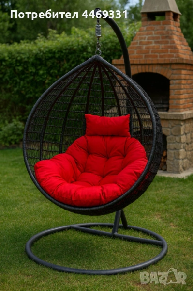 Градинска висяща люлка тип гнездо,яйце–Промоция!, снимка 1