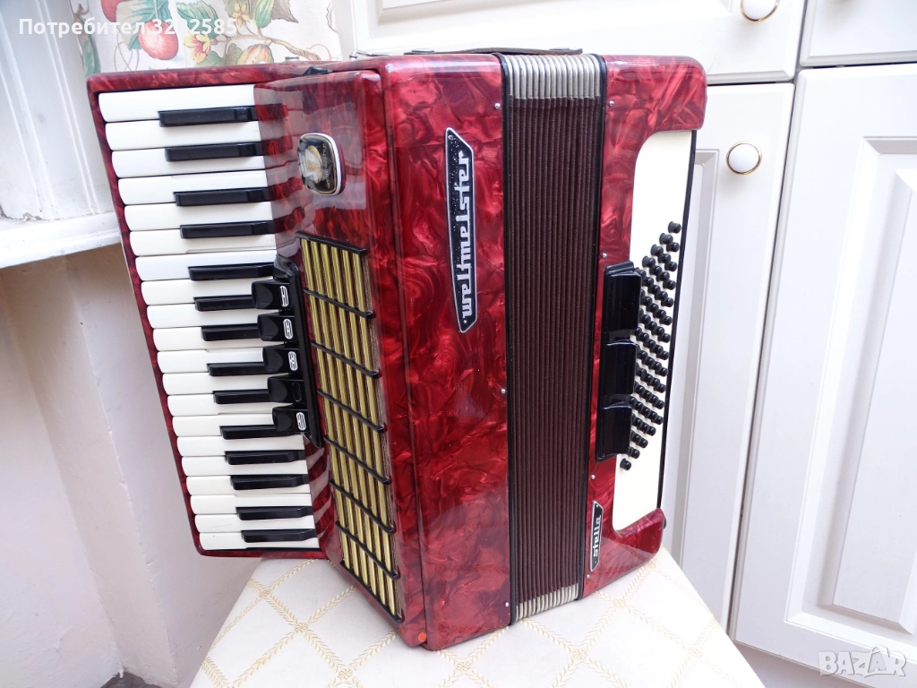 Акордеон Велтмайстер Стела 60 баса, снимка 1