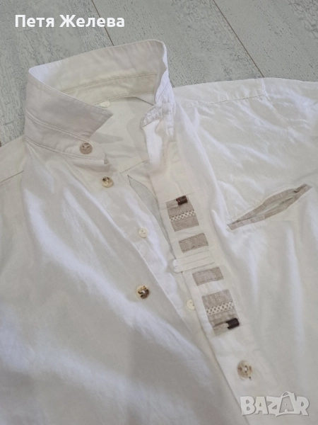 Мъжка ленена риза COUNTRY LINE, снимка 1