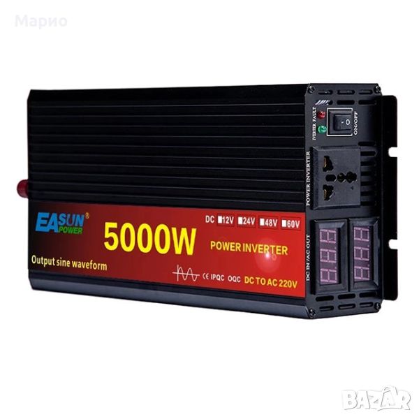 Инвертор 12-220v EASUN 5000w, снимка 1