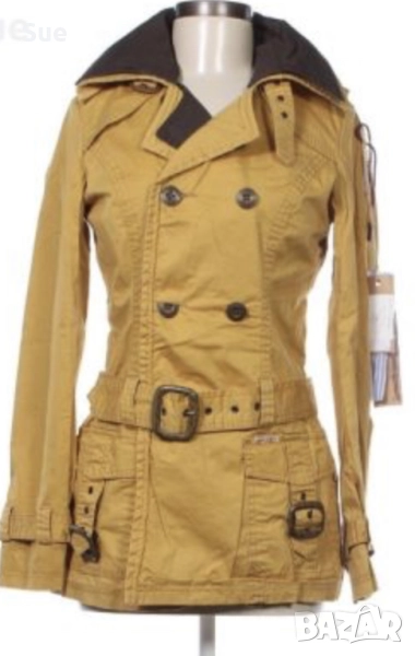 Дамска парка в горчица XS, снимка 1