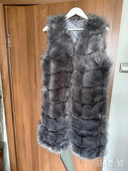 дамски елек с косъм, снимка 1